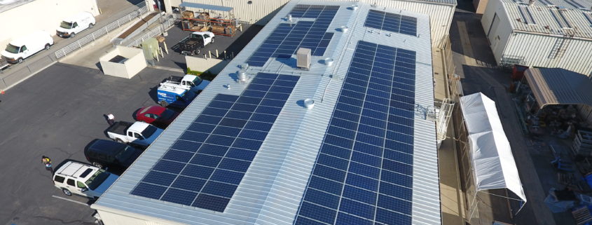 Commercial Solar Rooftop Install